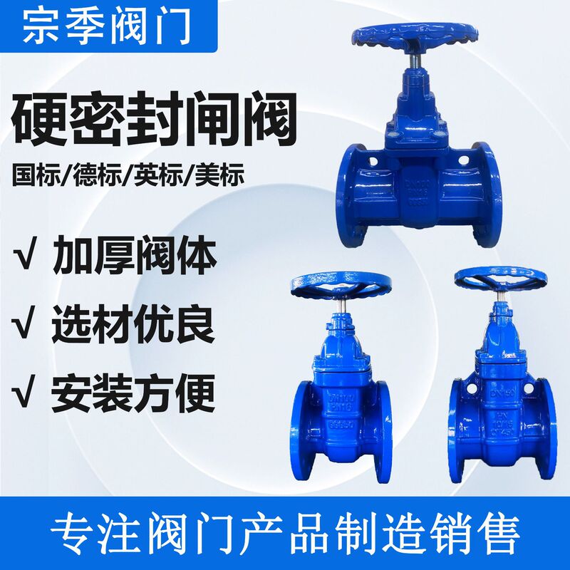 National Standard German Standard Hard Seal Gate Valve Flange Gate Valve Z45T Fire Protection Gate Valve Brass Seal Cast Iron Valve