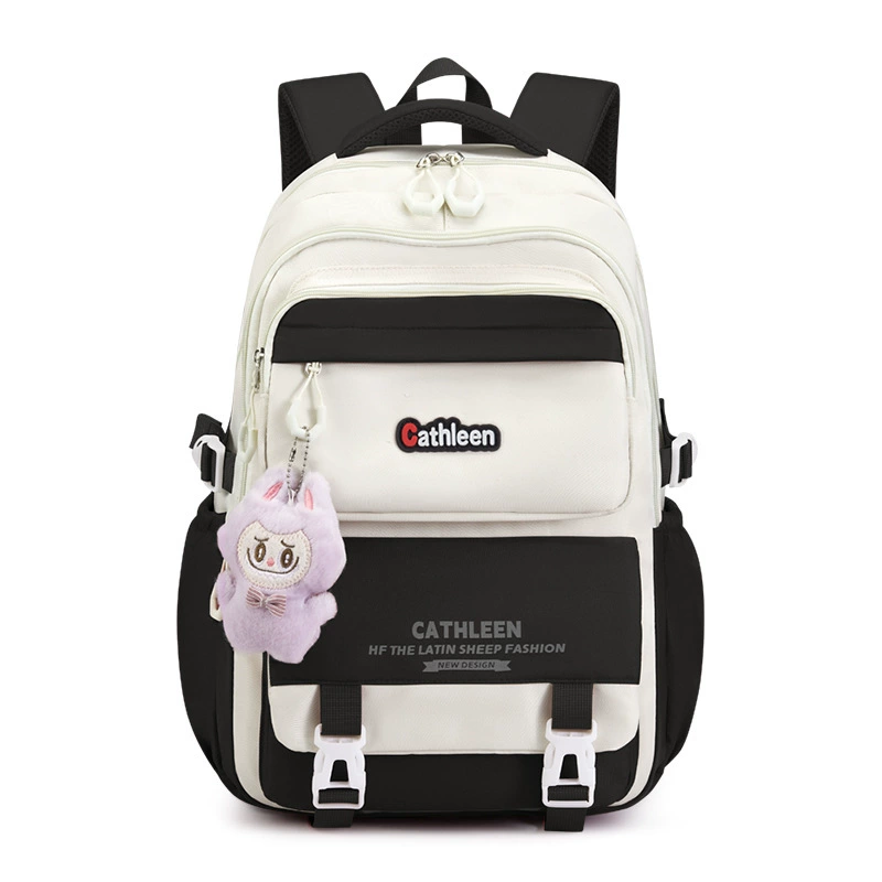 School bag, Japanese shoulder bag, capacious backpack lightweight, simple and elegant design, spine protection