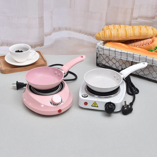 Aluminum baby food pot, small milk pot, small frying pan, children's DIY small pot, mini kitchen multi-function set pot