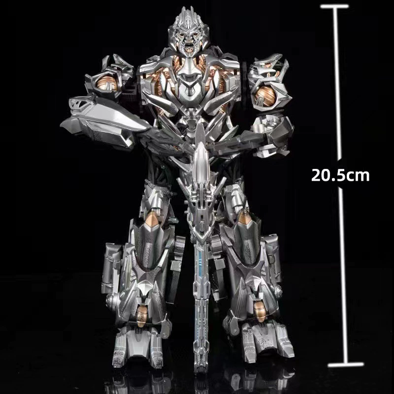 Металлический робот-убедитель Jingke Transformer Metal Robot Vehicle - минифигурка Король Кинг Конг для мальчиков, 9 см в высоту x 20 см в длину