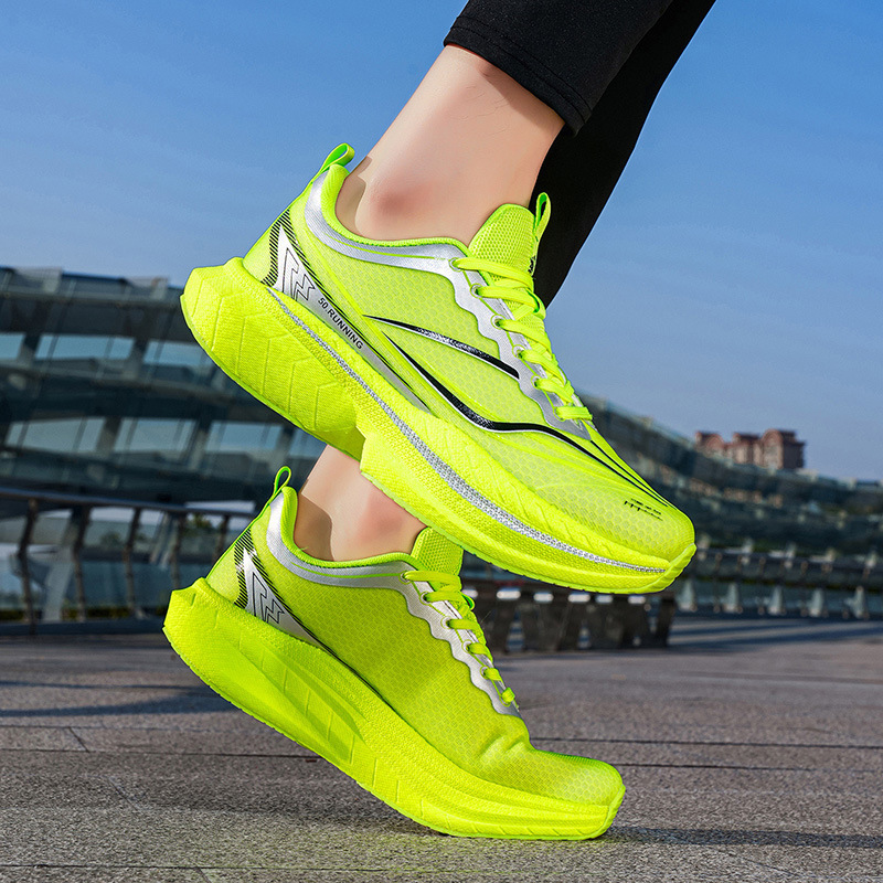 Couple's Running Shoes, Men's Training Racing Shoes, Non-Slip, Wear-Resistant, Shock-Absorbing Student Sports Shoes, Spring and Summer New Men's Shoes