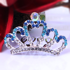 Bestselling Children's Street Girl Festival Summer Crown Crystal Embossed Diamond Crown Hair Accessory Birthday Hair Comb Hair Accessory