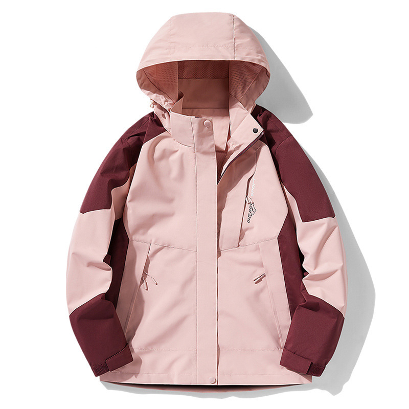 HS-1818D (라이너 싱글 코트 없음) 핑크 버건디 여성