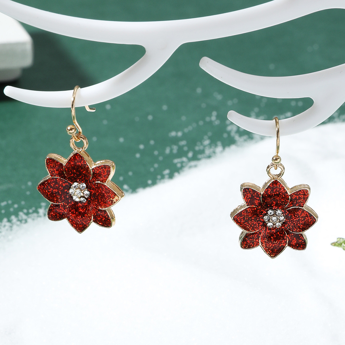 Drop Earrings Classification 1 Pair Christmas Cute Christmas Hat Christmas Tree Santa Claus Plating Alloy Drop Earrings