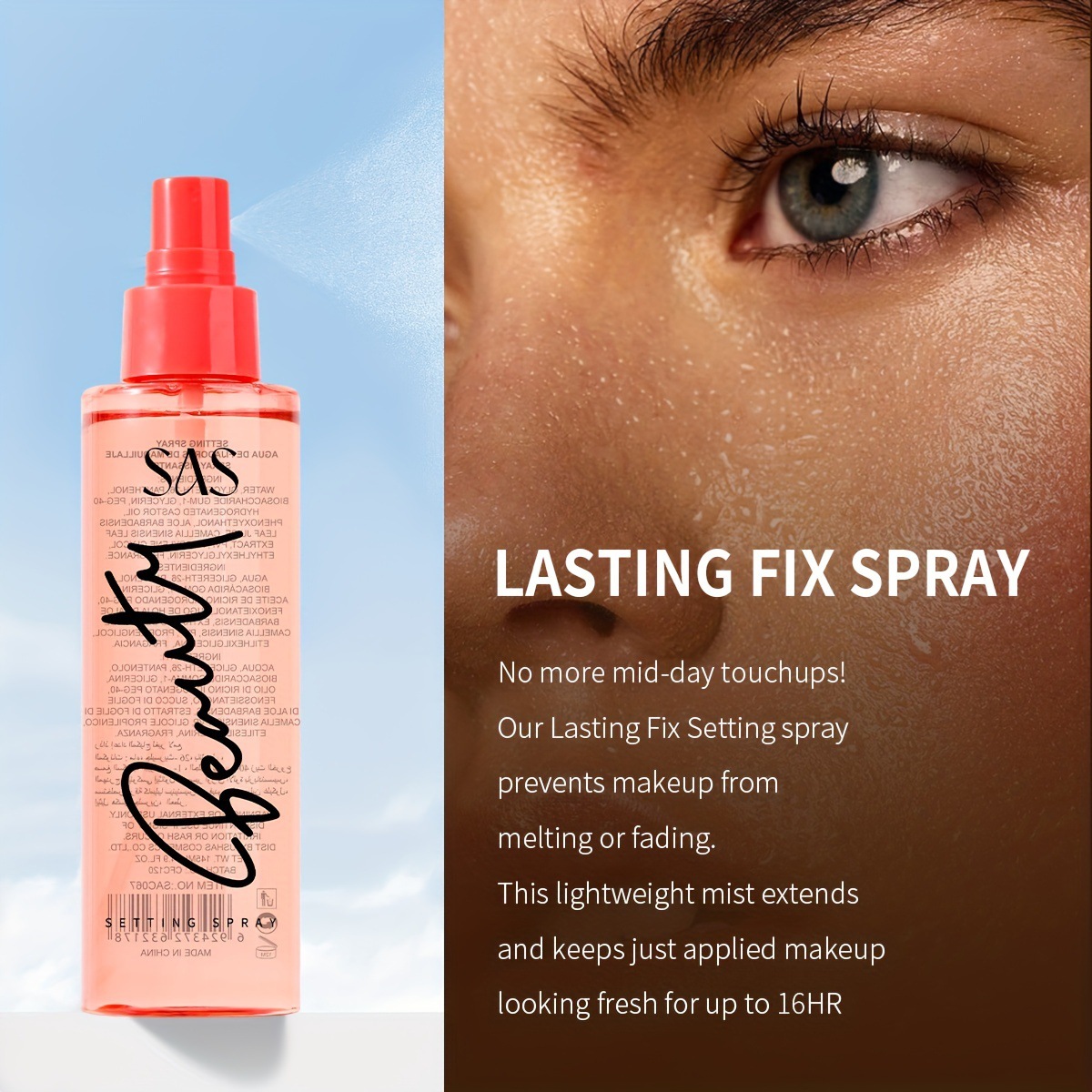 USHAS Europa y los Estados Unidos transfronterizos spot de maquillaje a prueba de agua antitranspiración a prueba de maquillaje a prueba de maquillaje SAC067