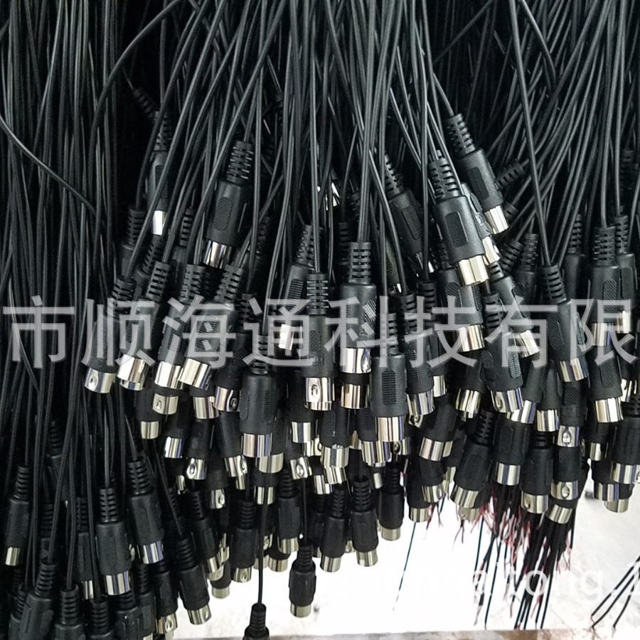 厂家供应MIDI蓝牙线，MIDI延长线，黑色双头MIDI线