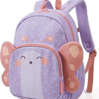 儿童背包可爱3D幼儿背包适合女孩男孩学龄前幼儿园书包带胸扣,