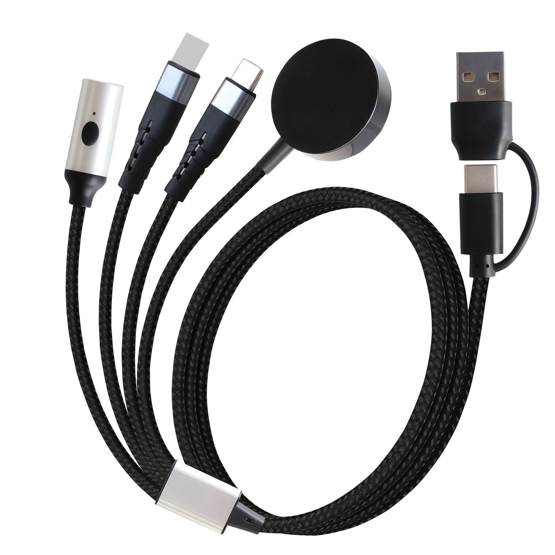 66W Fast Charging, No Upgrade Required, Decoding Chip 4-in-2 Cigarette Lighter, Magnetic Wireless Watch Charger Suitable_voghion.com