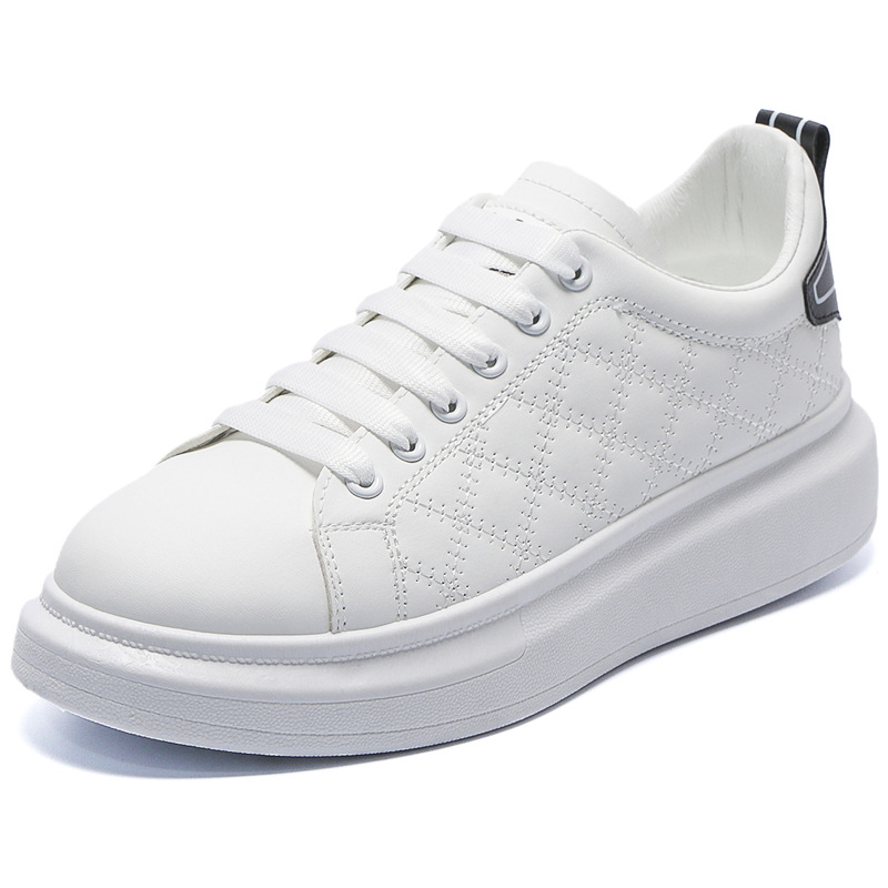 2023 été nouveaux hommes Mc Queen baskets étudiant respirant plate-forme booster chaussures pour hommes polyvalent à la mode blanc chaussures_voghion.com