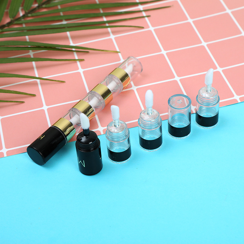 厂家直供  新款时尚 5节唇釉管、眼线液管支持批发