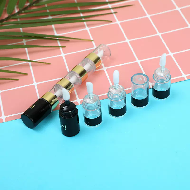 厂家直供  新款时尚 5节唇釉管、眼线液管支持批发