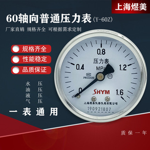 Y60Z��ͨˮ���≺���������퉺����偠t������1.6 2.5Mpa�S��o߅