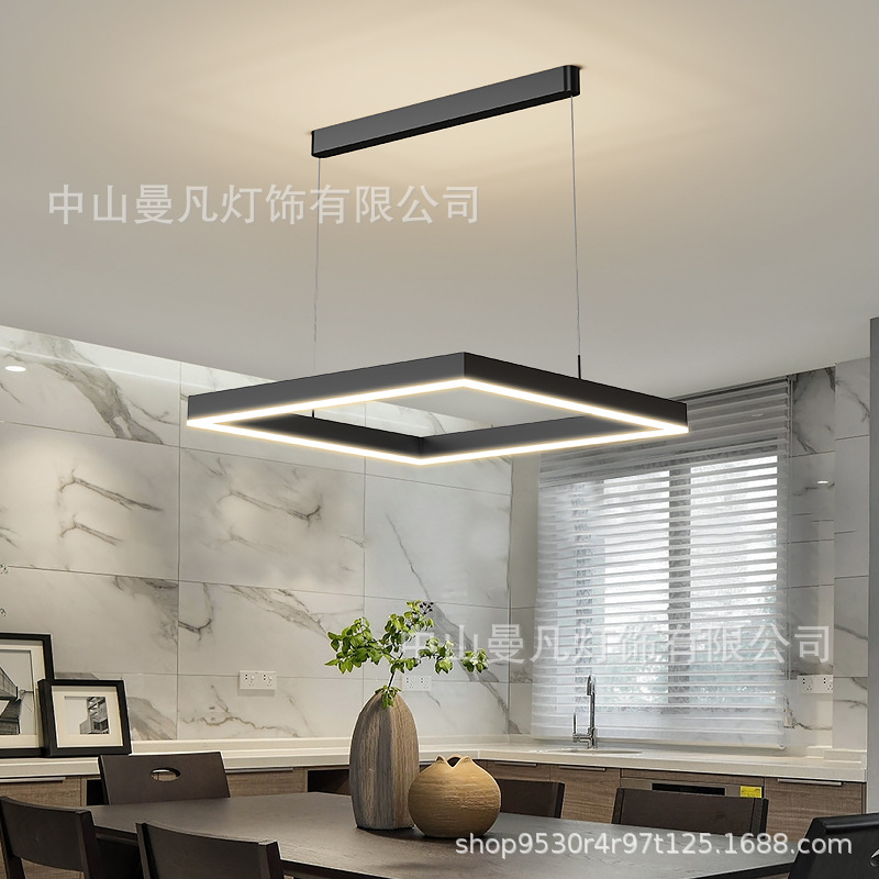 Modern LED living room lighting fixtures, minimalist luxury dining room home decor pendant lights, suitable for small and large households, bedroom creative lighting fixtures.