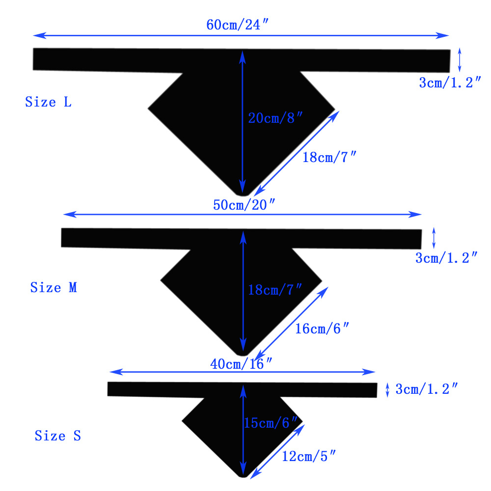 Fábrica en stock transfronterizo nuevo traje de perro de algodón sarga guapo mascota satén saliva Toalla de la boda Toalla de triángulo