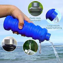 Silicone folding cup���z�p�|�ۯBˮ����ɽ�۱�yʽ��©�\��ˮ��