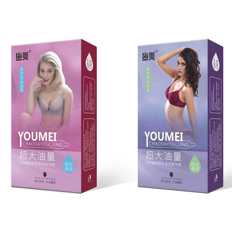 Jinliya Series Condoms, Ultra-Thin, High Lubrication, 10-Pack, Adult Family Planning Supplies Wholesale