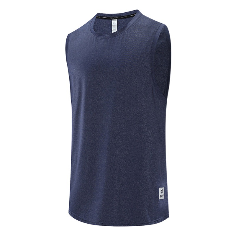 Chaleco deportivo de los hombres de verano de manga corta de fitness de secado rápido chaleco sin mangas suelta correr camiseta entrenamiento de baloncesto ropa de entrenamiento