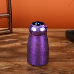 新しいチタンコーティングされたステンレス鋼のファットディン温度表示魔法瓶カップ屋外ポータブルミニ男性と女性のスポーツウォーターボトルギフトカップ