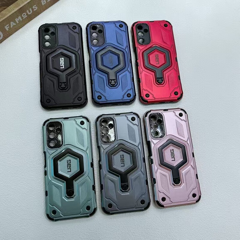 New Model Suitable for Iphone16Pro Mobile Phone Case Hidden Stand Apple 16E All-Inclusive Uag Two-In-One Anti-Fall