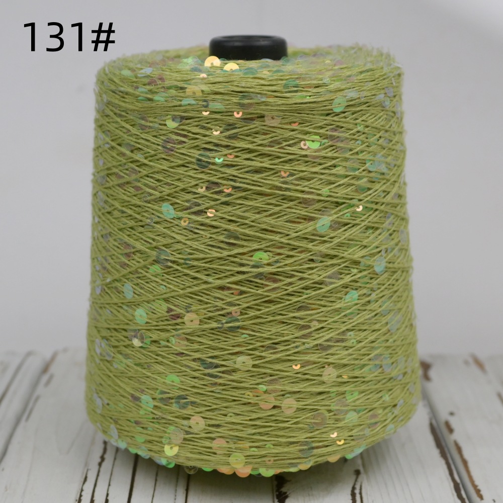 500 gramos de hilo de algodón 3mm 6mm hilo de lenteja tejido a mano