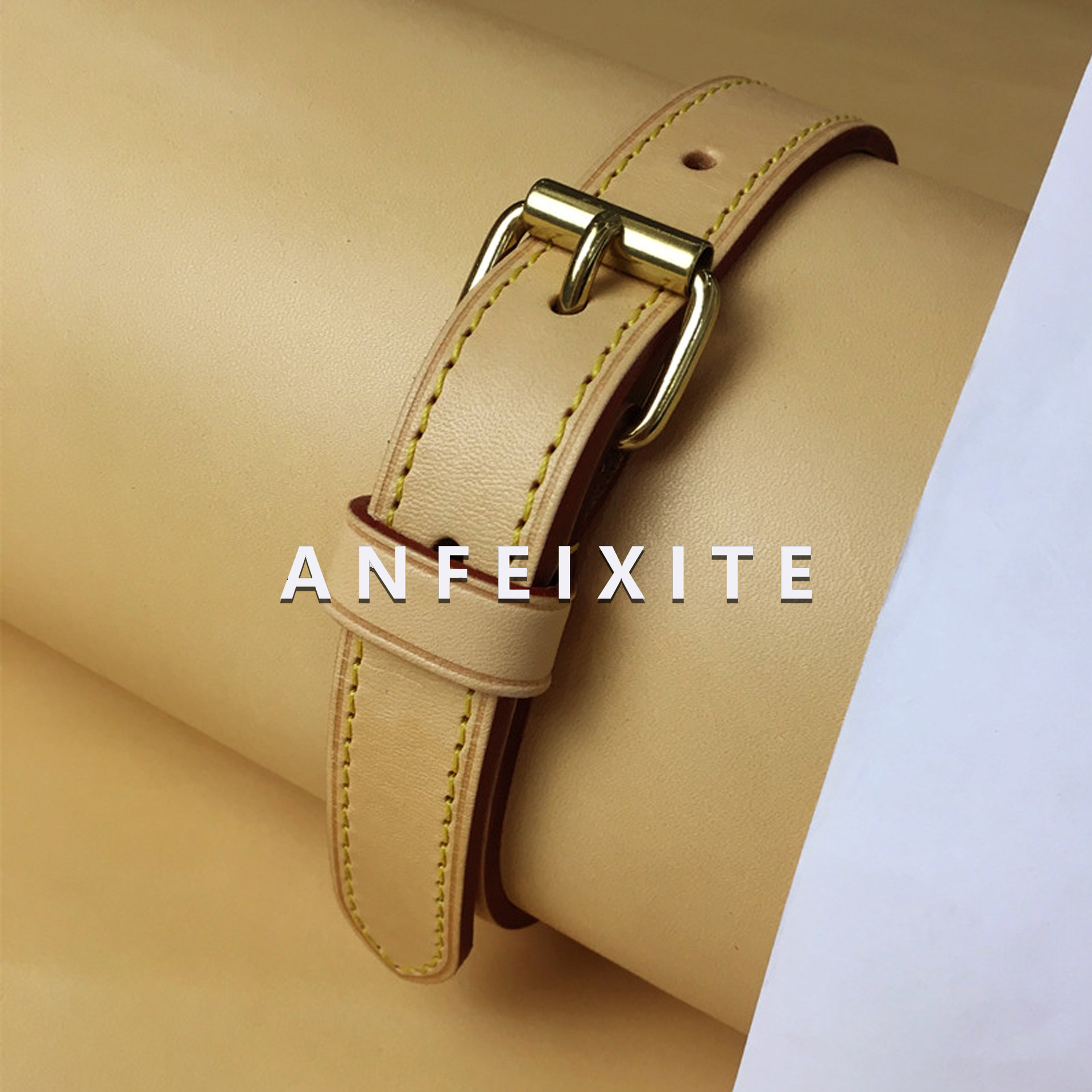 ANFEIXITE安菲希特  黄牛皮植鞣革 栲胶皮 防水防污V仔黄皮