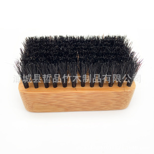 Bamboo Black Pig Hair Face Brush for Men
