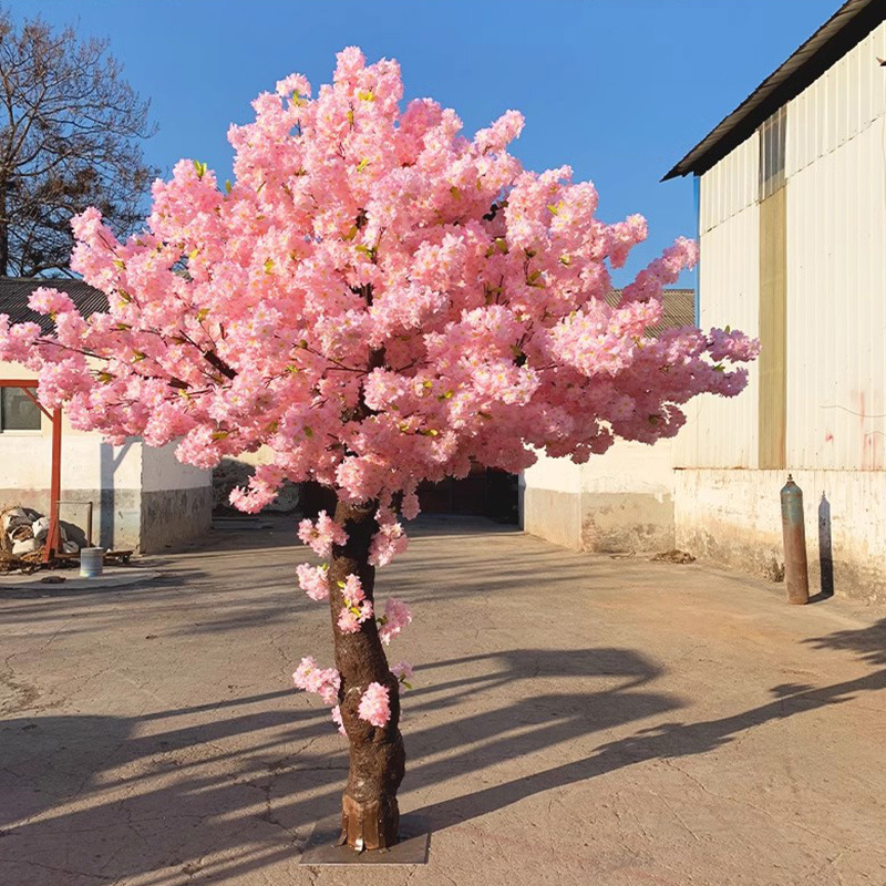 桜の木のシミュレーションの木の造景の造花のホテルのデパートの大型の桃の花の木のハイエンドの軽豪華な室内外の装飾の飾り物|undefined