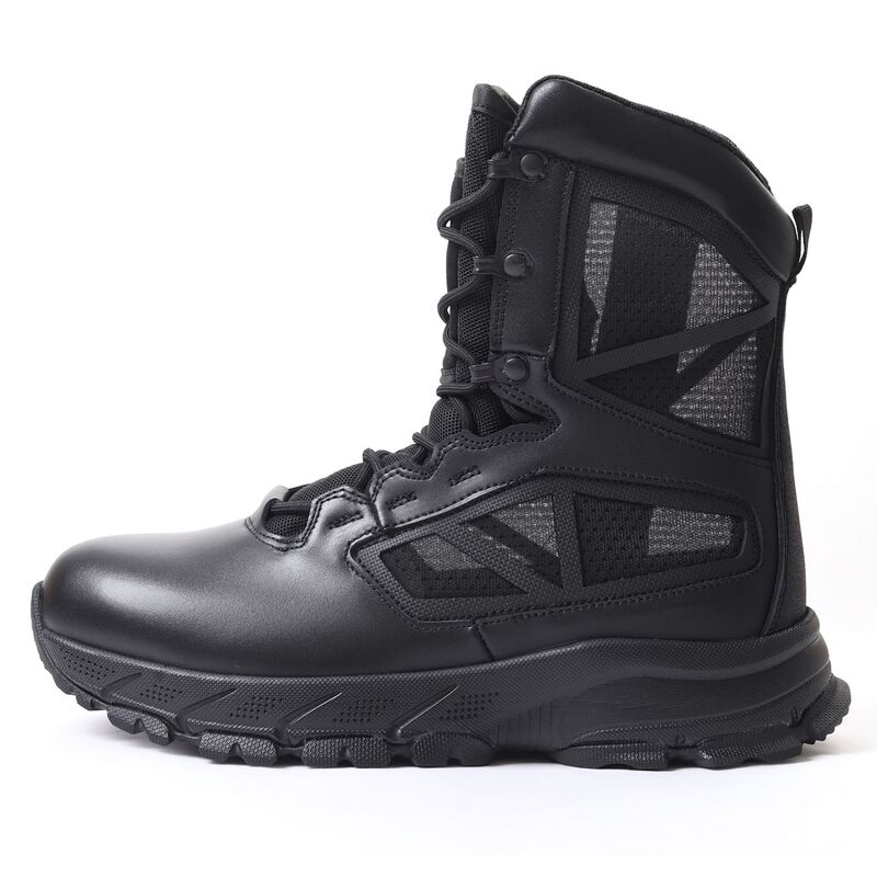 Summer Soft-Soled Cycling Boots, Cowhide Tactical Boots, All-Terrain Lightweight Outdoor Hiking Boots, Security Inspection Boots, High-Top Boots