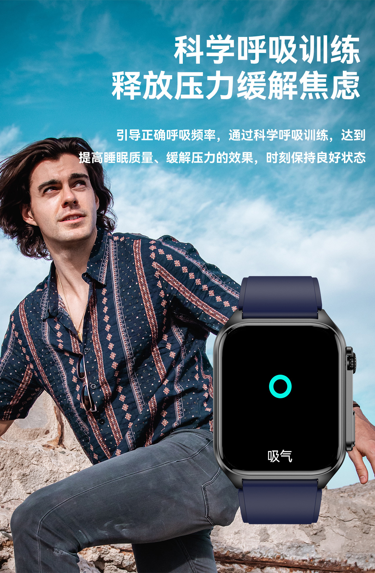TK12 smartwatch: Blood sugar, Bluetooth call, heart rate, blood oxygen, blood pressure, electrocardiogram detection, step-counting fitness band undefined