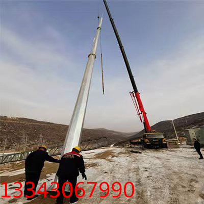 三回路电力钢杆 热浸锌钢制电力杆 35KV钢管杆 高压钢管塔批发