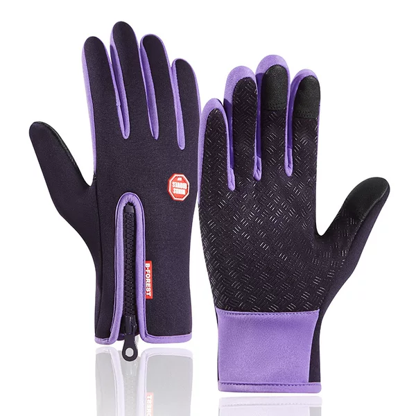 Men's and women's running mountaineering skiing cycling outdoor warm sports gloves waterproof touch screen spring and autumn factory wholesale