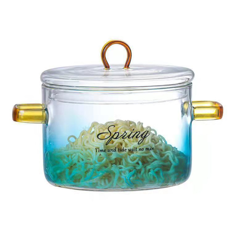Blue glass bowl