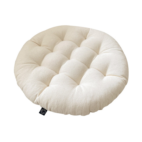 Japanese futon beautiful butt cushion thickened fabric round balcony bay window tatami solid color window sill floor meditation cushion