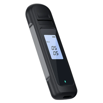 Alcohol tester for checking drunk driving, dedicated car-mounted alcohol tester, convenient alcohol testing device, high-precision measuring instrument (Other Automotive Safety Supplies) - color-box-packaging-black