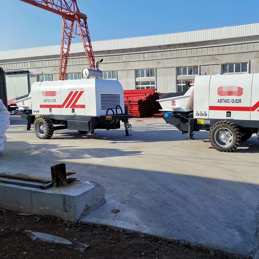ABT40C-10-82R柴油拖泵 AMIX混凝土输送泵 混凝土泵机 布料机租赁