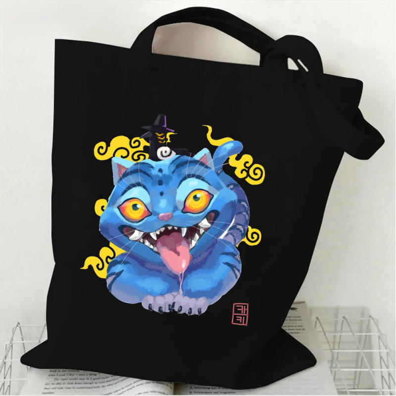 KPop Demon Hunters猎魔女团帆布包手提袋跨境时尚单肩包女大容量|undefined