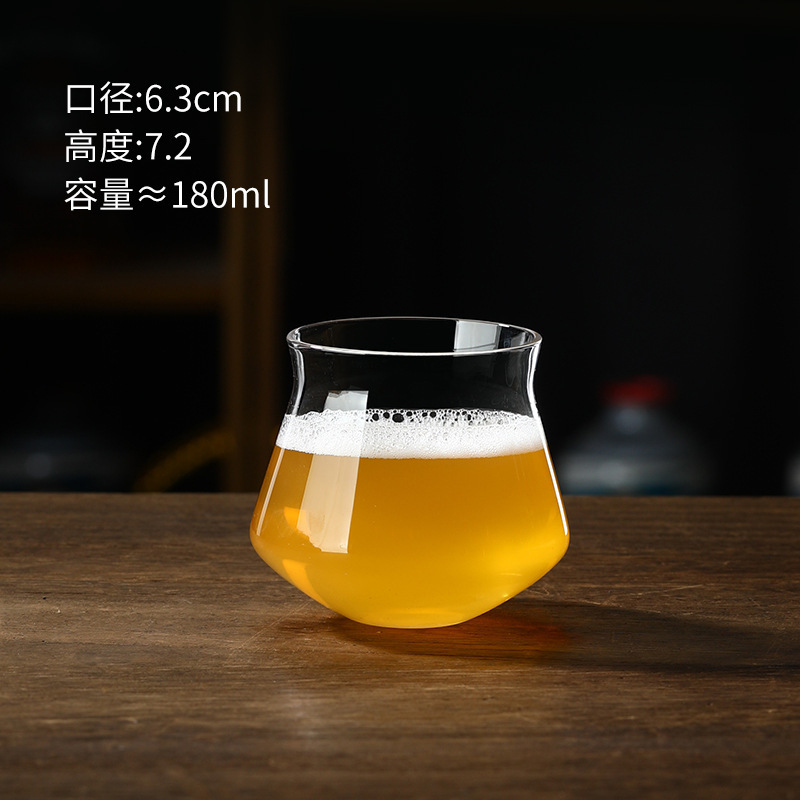 Taza de cerveza artesanal Red de red Taza de cerveza de gran capacidad Taza de vidrio para el hogar comercial Taza de pinta creativa Para barra