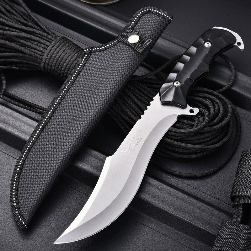 Portable small knife, wild survival knife outdoor knife high hardness stainless steel wild camp knife