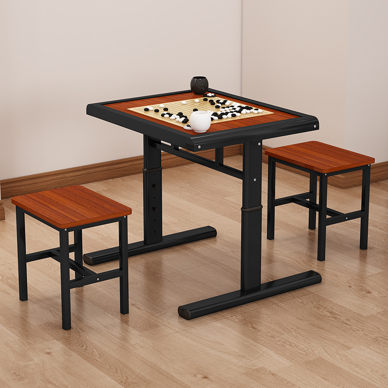 Chessboard Table Tutoring Class Training Adjustable Table Children's Study Table and Chair Go and Chess Desk Study Table and Chair Set