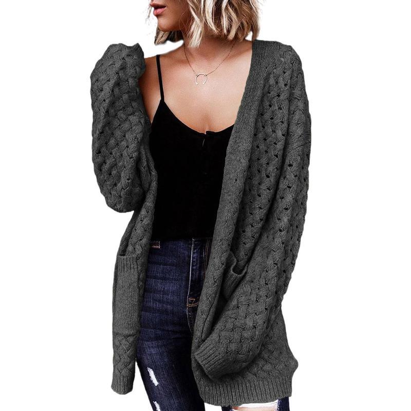 2025 nuevo cabello transfronterizo de moda casual de mujer cardigan de manga larga camisa de fondo grueso cabello transfronterizo