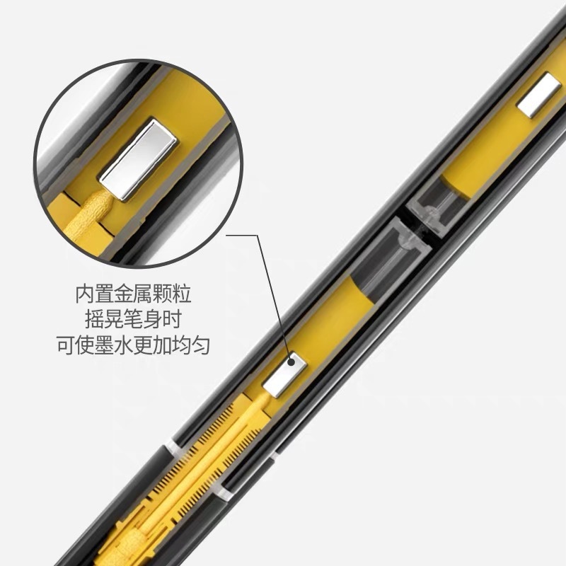 蓝果双头金属丙烯马克笔套装软硬双笔头48色美术专用不透纸勾线笔|undefined