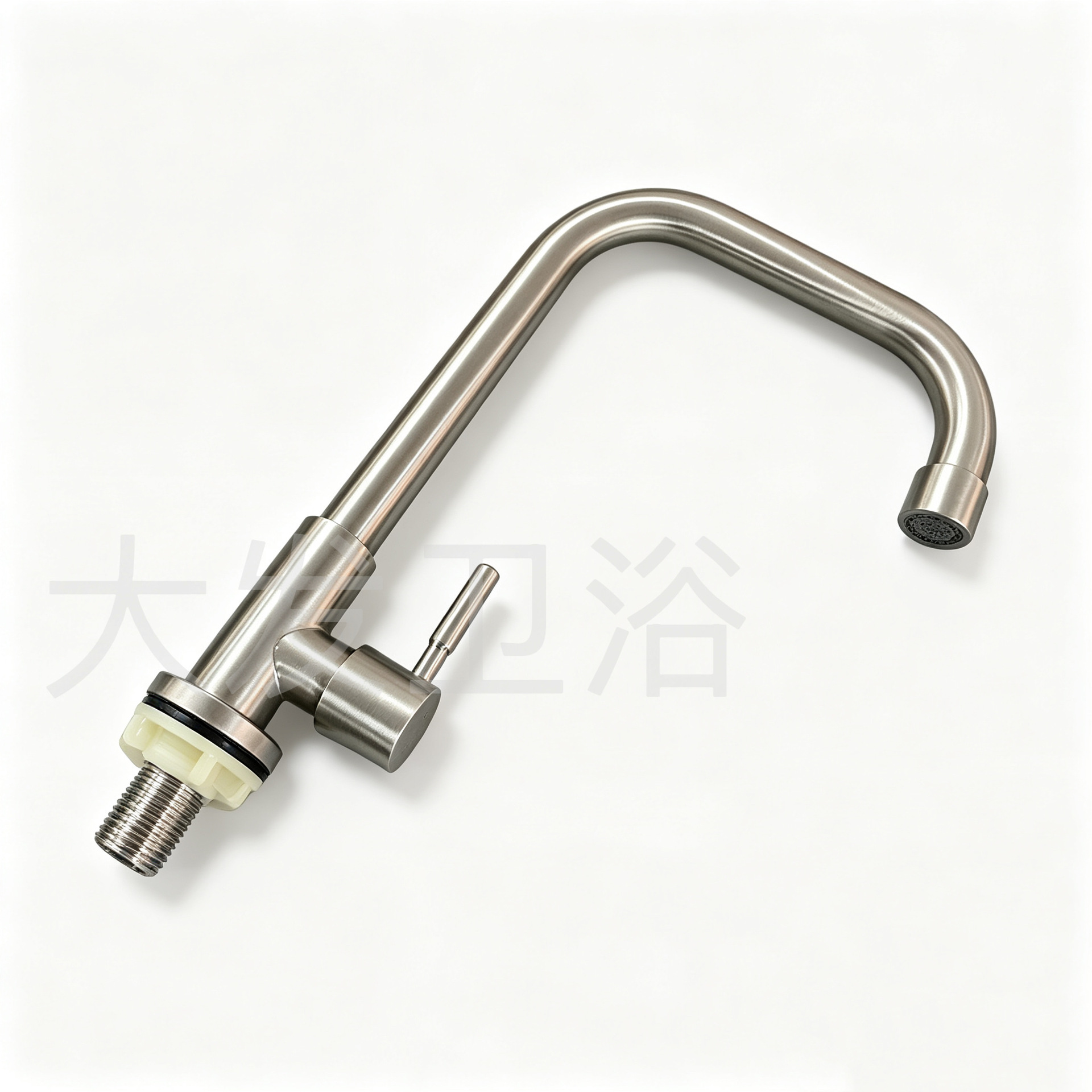 Grifo de Agua Fría para Cocina de Acero Inoxidable Giratorio para Fregadero