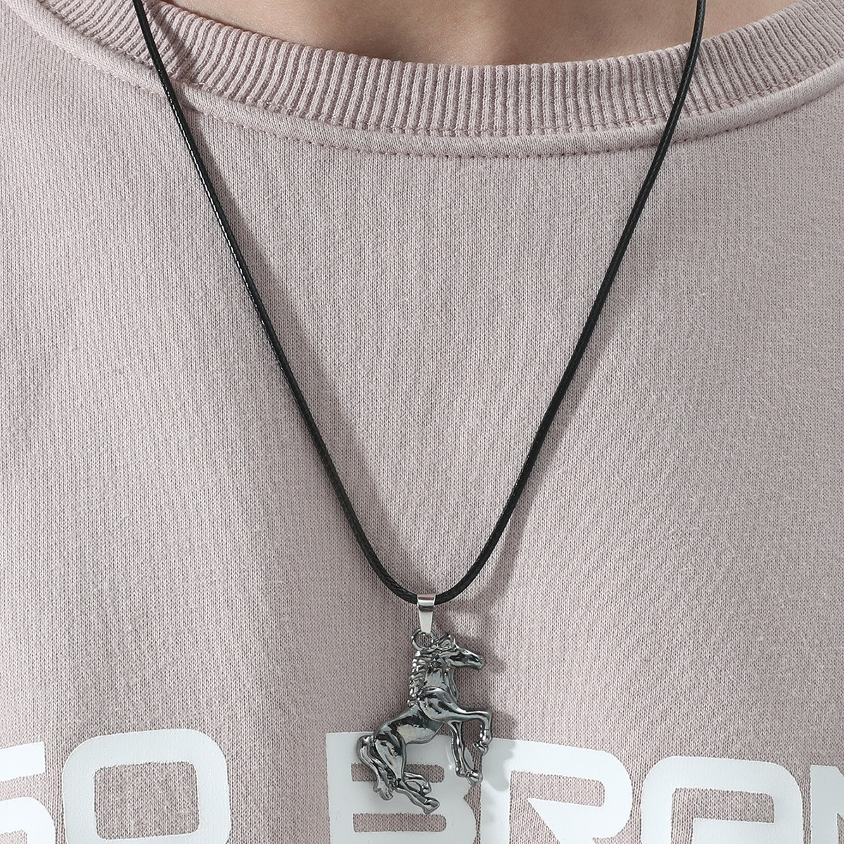 Wholesale Jewelry Fashion Pegasus Titanium Steel Necklace Nihaojewelry