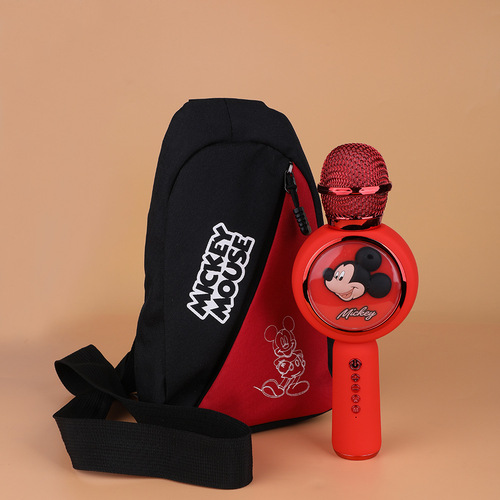 Disney Official Wireless Microphone Bluetooth Speaker Karaoke Companion All-in-One Chest Pack Set