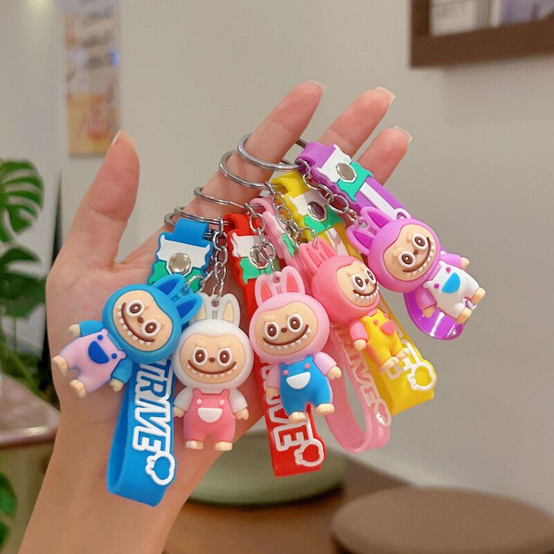 Pocket Labubu Little Sheep Plush Keychain Doll Student Backpack Pendant Couple Pendant Labubu Cross-Border Pocket Labubu Little Sheep Plush Keychain Doll Student Backpack Pendant Couple Pendant Labubu Cross-Border