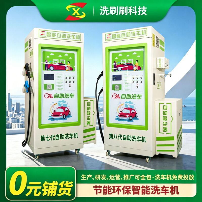 24-Hour Self-Service Car Wash Equipment, Seventh and Eighth Generation Car Wash Machines, Self-Service Car Wash Machines for Residential Areas and Airports