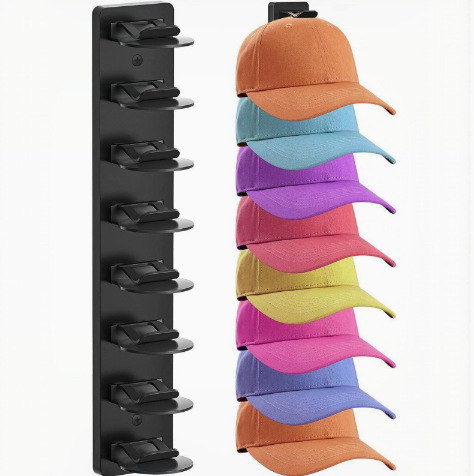 Amazon cross-border acrylic hat hook, no-drill baseball cap storage rack, transparent strong adhesive hat rack hook Amazon cross-border acrylic hat hook, no-drill baseball cap storage rack, transparent strong adhesive hat rack hook