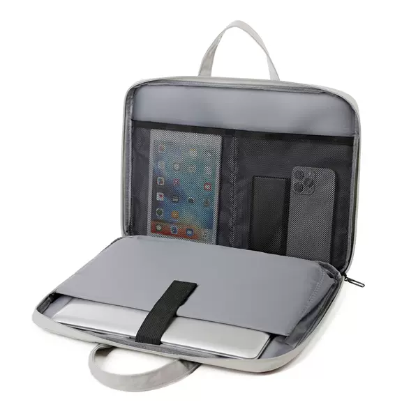 180-Degree Fully Openable Computer Bag with Multiple Compartments, Shockproof and Water-Resistant, Suitable for 13-16inch Inch Laptops, Portable and Shoulder-Friendly