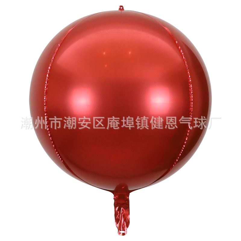 Globo aluminio redondo 4D grande