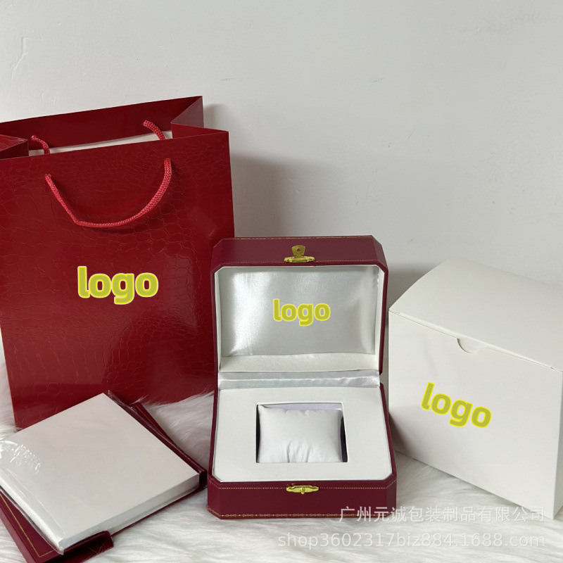 Ready-Made Watch Box, High-End Watch Packaging Storage Box, Cartier High-End Full Set Gift Box, Factory Direct Sale